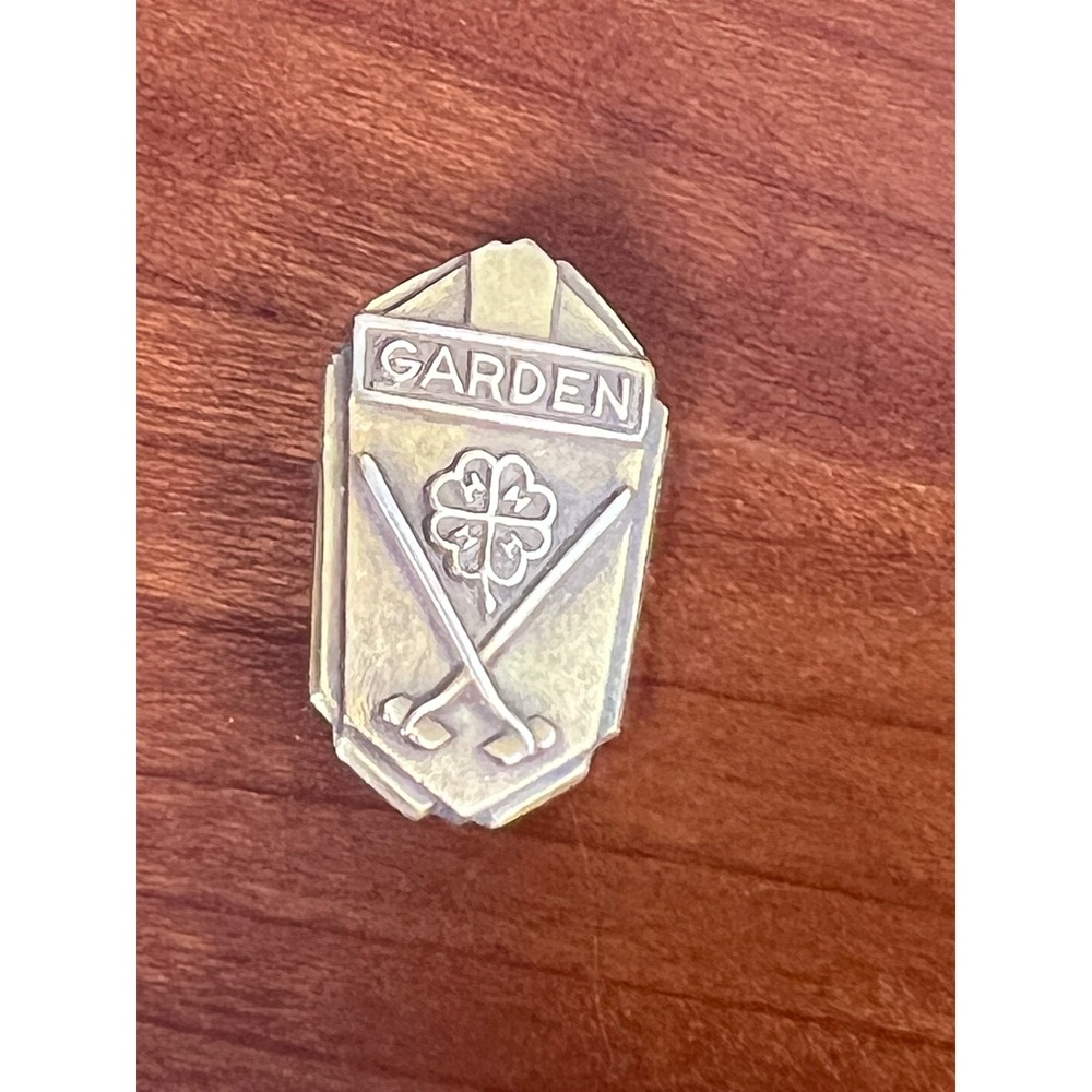 Vintage 4-H County Honor Garden Pin Allis-Chalmers 1/20 10K Gold Filled Clover